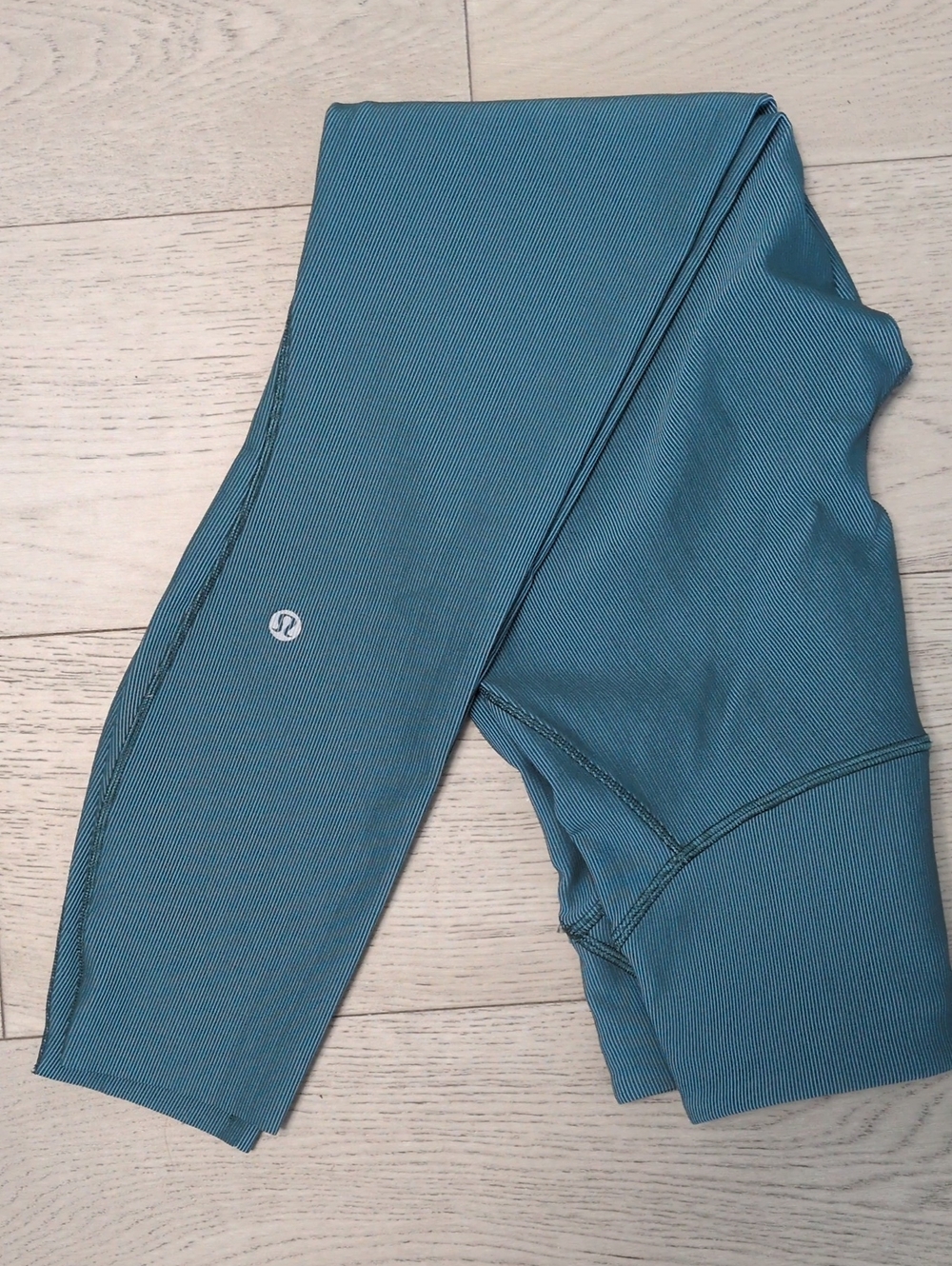 lululemon athletica Teal Ribbed Leggings